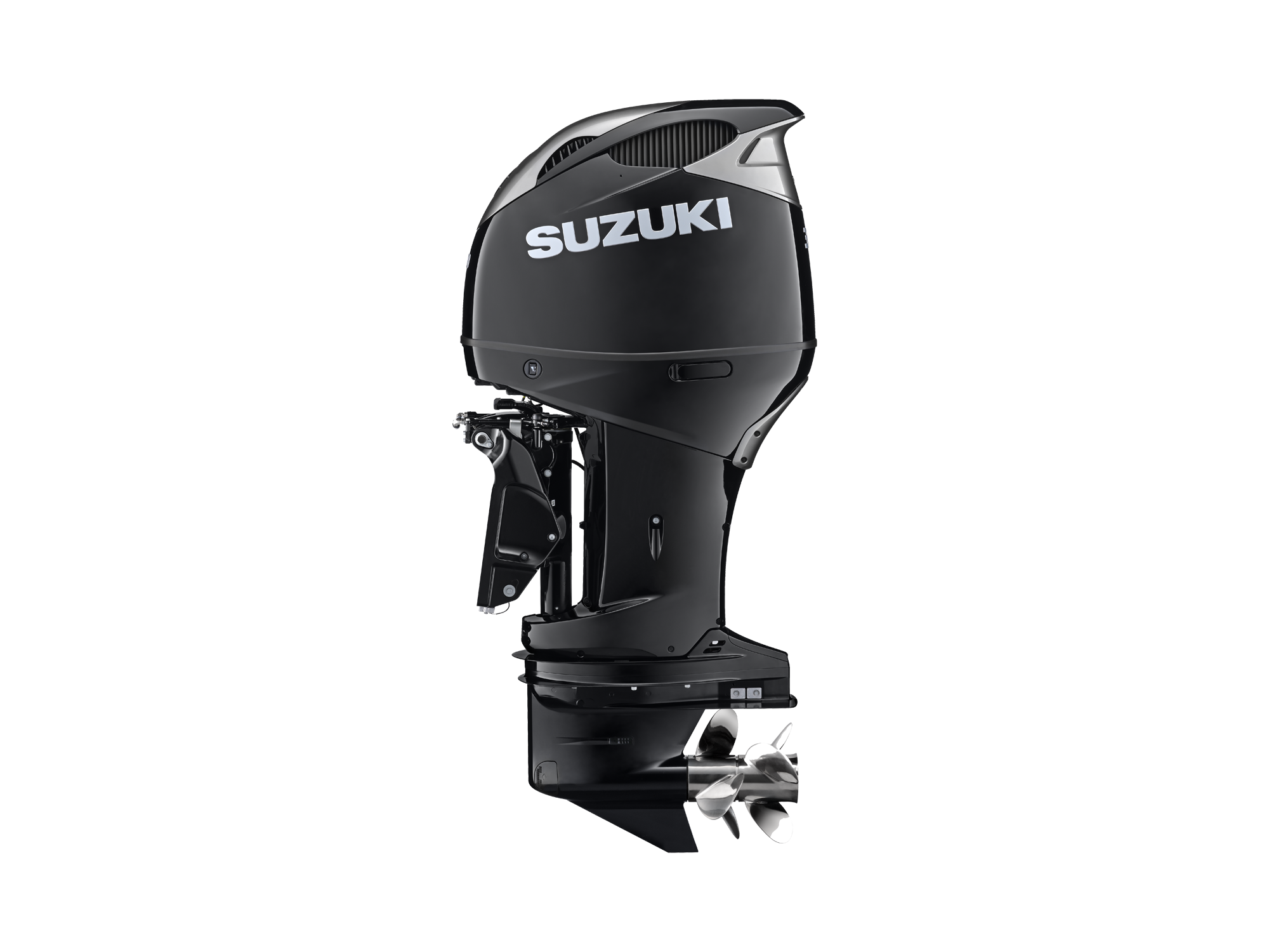 Suzuki DF350AMD — Pearl Nebular Black, official Suzuki Marine UK model reference photo
